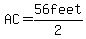 AC=56feet%2F2