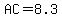 AC=8.3%7D%7D%0D%0A%0D%0A%0D%0A%7B%7B%7BBC=sqrt%28%28-2-%28-6%29%29%5E2%2B%28-3-1%29%5E2%29