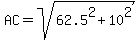 AC=sqrt%2862.5%5E2%2B10%5E2%29