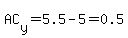 AC%5By%5D=5.5-5=0.5