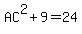 AC%5E2%2B9=24