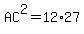 AC%5E2=12%2A27
