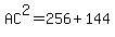 AC%5E2=256%2B144
