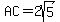 AC+=+2sqrt%285%29
