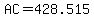AC+=+428.515