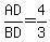 AD%2FBD+=+4%2F3