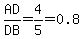 AD%2FDB=4%2F5=0.8