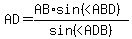 AD=%28AB%2Asin%28%22%3CABD%22%29%29%2Fsin%28%22%3CADB%22%29