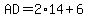 AD=2%2A14%2B6