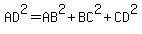 AD%5E2=AB%5E2%2BBC%5E2%2BCD%5E2