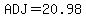 ADJ=20.98