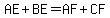 AE%2BBE=AF%2BCF