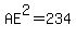 AE%5E2=234
