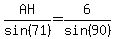 AH%2Fsin%2871%29=6%2Fsin%2890%29