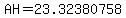 AH+=+23.32380758