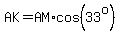 AK+=+AM%2Acos%2833%5Eo%29