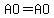 AO=AO