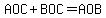 AOC%2BBOC=AOB