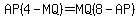 AP%284-MQ%29=MQ%288-AP%29