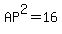 AP%5E2=16