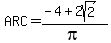 ARC=%28-4%2B2sqrt%282%29%29%2Fpi