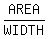 AREA%2FWIDTH