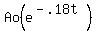 Ao%28e%5E%28-.18t%29%29