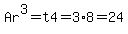 Ar%5E3=t4=3%2A8=24