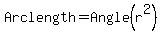 Arclength=Angle%28r%5E2%29
