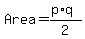 Area=%28p%2Aq%29%2F2