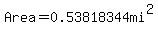 Area=0.53818344mi%5E2