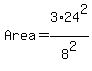 Area=3%2A24%5E2%2F8%5E2