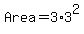 Area=3%2A3%5E2