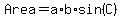 Area=a%2Ab%2Asin%28C%29
