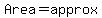 Area=approx.