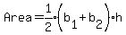 Area=expr%281%2F2%29%28b%5B1%5D%2Bb%5B2%5D%29h