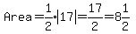 \"Area=expr%281%2F2%29%2Aabs%2817%29+=+17%2F2=8%261%2F2\"