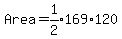 Area=expr%281%2F2%29169%2A120