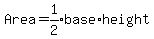 Area=expr%281%2F2%29base%2Aheight