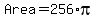 Area+=+256%2Api