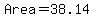 Area+=+38.14