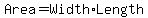 Area+=+Width%2ALength