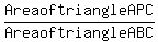 Area+of+triangle+APC%2FArea+of+triangle+ABC