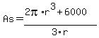 As=%282pi%2Ar%5E3%2B6000%29%2F3r%29