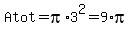 Atot=pi%2A3%5E2=9%2Api