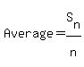 Average+=+S%5Bn%5D%2Fn%5E%22%22