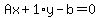 Ax%2B1%2Ay-b=0