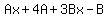 Ax%2B4A%2B3Bx-B