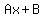 Ax%2BB