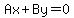 Ax%2BBy=0